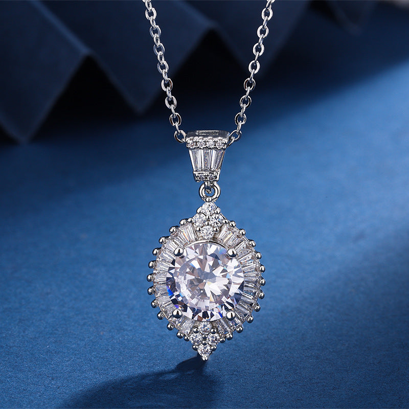 Radiant Marquis Cut Jewelry Set with Necklace, Ring, and Earrings